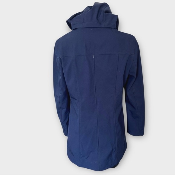 ANDREW MARC WOMEN WATER REPELLENT NAVY BLUE HOODED WARM JACKET SIZE XS - Picture 3 of 10